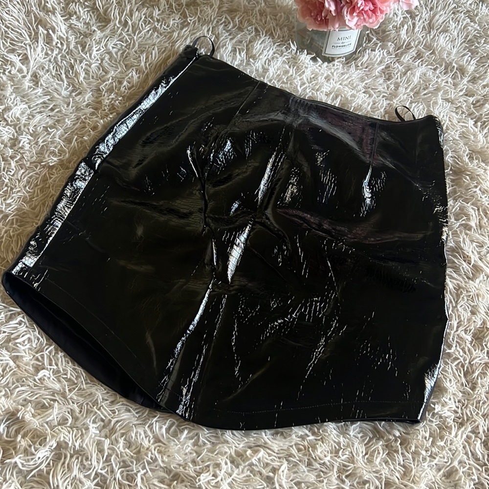 Motf Faux leather Skirt